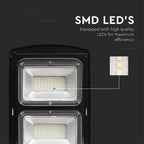 8W Lampa uliczna solarna z czujnikiem ruchu / Barwa:6000K / Obudowa: Czarna