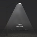 8W Lampa uliczna solarna z czujnikiem ruchu / Barwa:6000K / Obudowa: Czarna