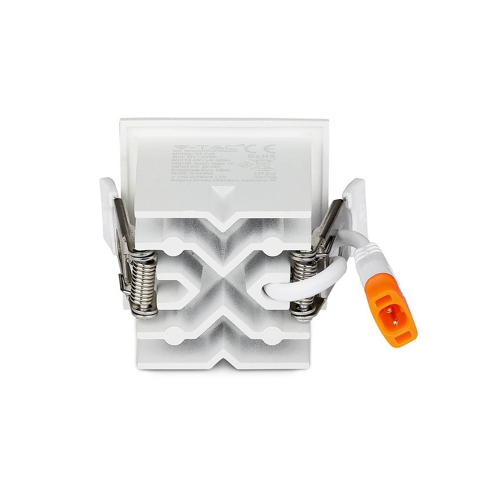 4W Oprawa wpuszczana reflektor LED / Chip SAMSUNG / Barwa:4000K / Kąt 38'