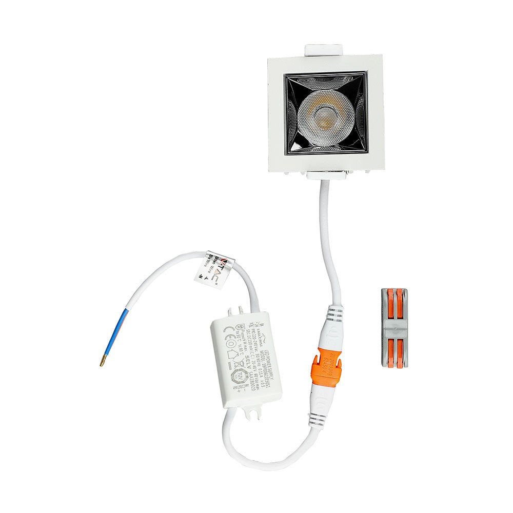 4W Oprawa wpuszczana reflektor LED / Chip SAMSUNG / Barwa:2700K / Kąt 38'