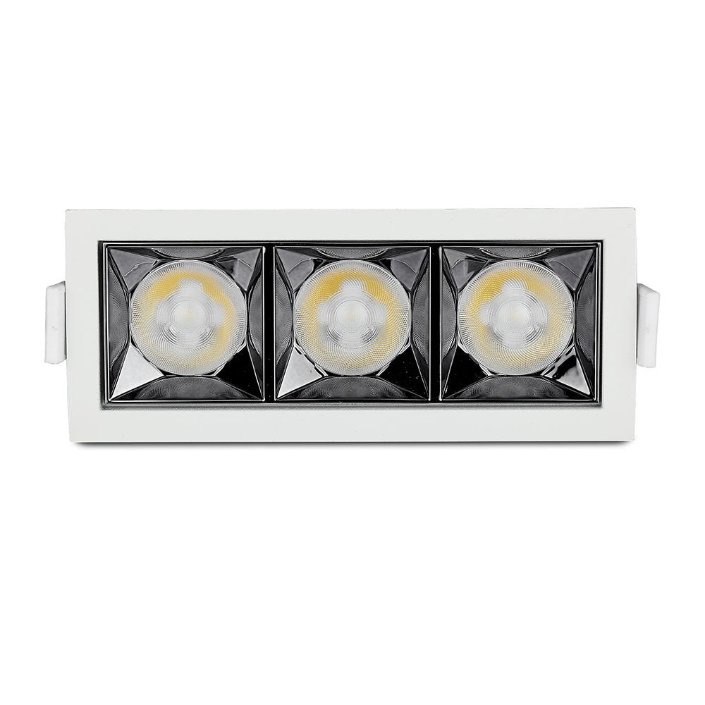 12W Oprawa wpuszczana reflektor LED / Chip SAMSUNG / Barwa:2700K / Kąt 38'