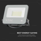 30W Naświetlacz LED SMD / Barwa:4000K / Obudowa: Czarna / Skuteczność 185lm/W