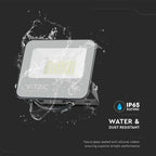 30W Naświetlacz LED SMD / Barwa:4000K / Obudowa: Czarna / Skuteczność 185lm/W