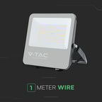 100W Naświetlacz VENTO 185 / Barwa:4000K / Obudowa: Czarna / Skuteczność 185lm/W