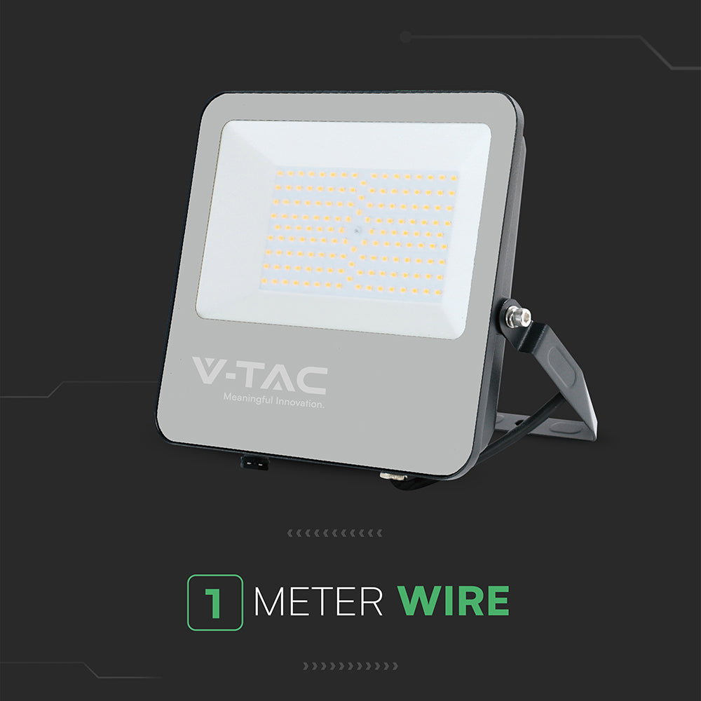 100W Naświetlacz VENTO 185 / Barwa:4000K / Obudowa: Czarna / Skuteczność 185lm/W