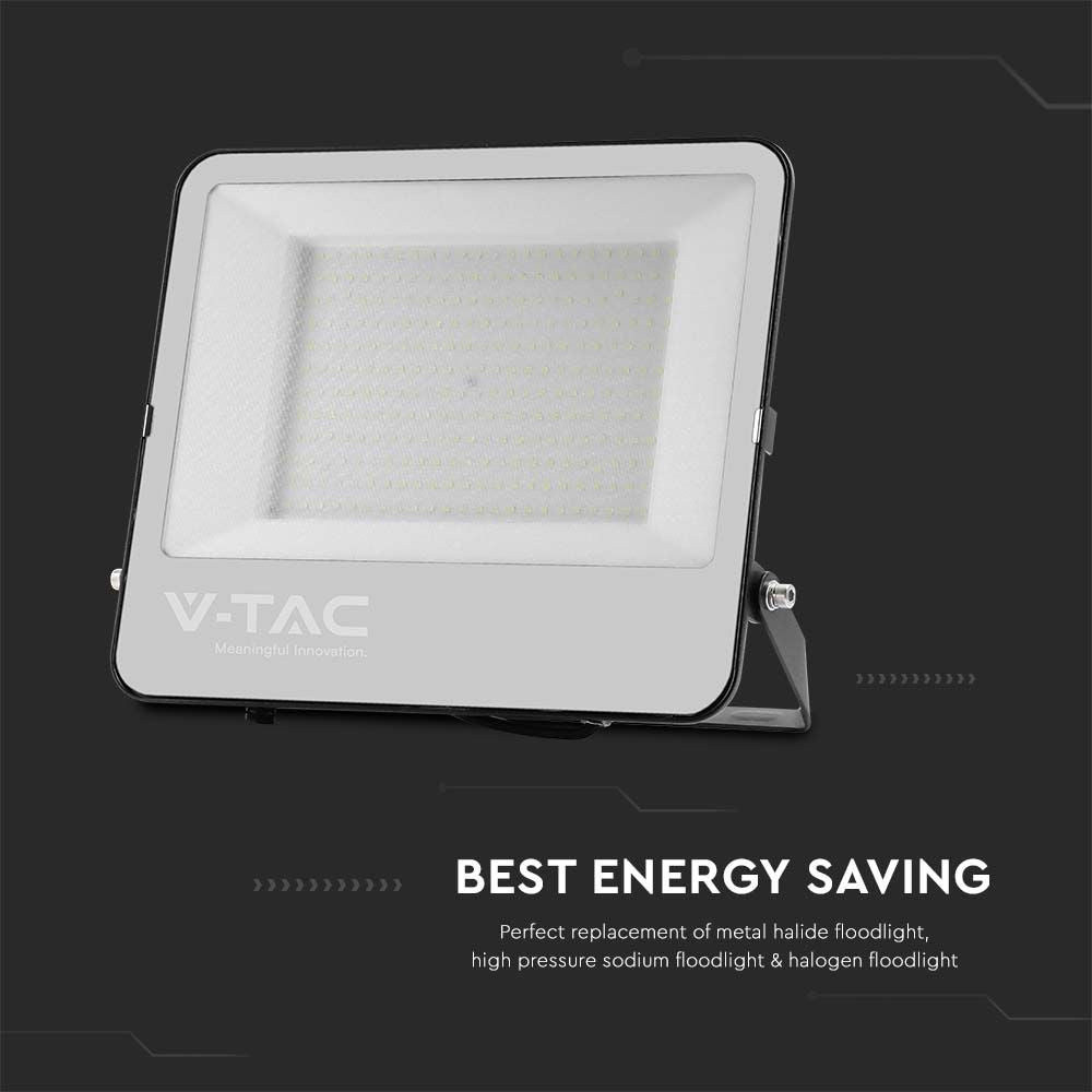 200W Naświetlacz LED SMD / Barwa:4000K / Obudowa: Czarna / Skuteczność 185lm/W