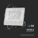 200W Naświetlacz LED SMD / Barwa:4000K / Obudowa: Czarna / Skuteczność 185lm/W