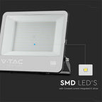 200W Naświetlacz LED SMD / Barwa:6500K / Obudowa: Czarna / Skuteczność 185lm/W