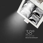 16W Oprawa wpuszczana reflektor LED / Chip SAMSUNG / Barwa:5700K / Kąt 38'