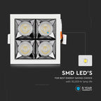 16W Oprawa wpuszczana reflektor LED / Chip SAMSUNG / Barwa:5700K / Kąt 38'