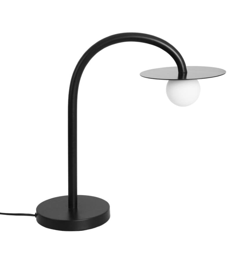 Maxlight Lampa stołowa Enigma - Metal + szkło - Czarny T0053