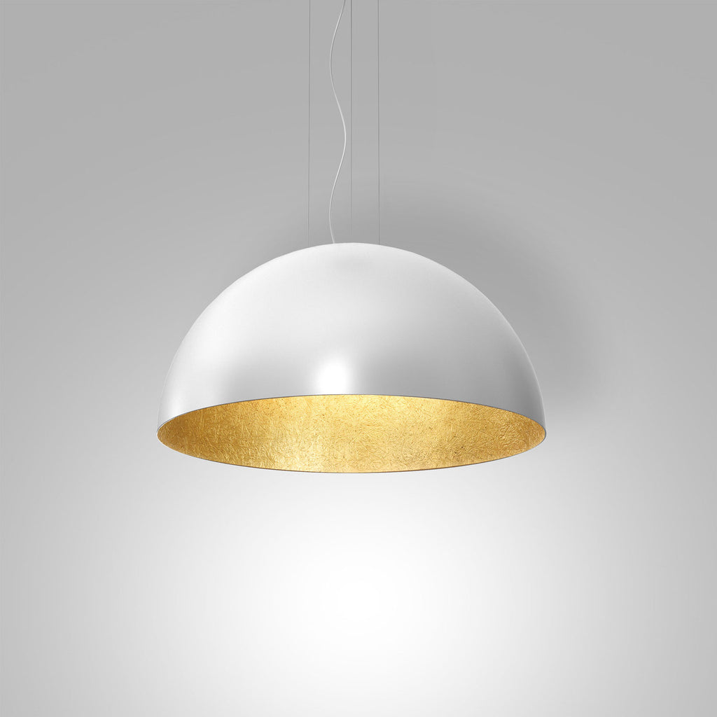 żyrandol Compo 1/2 bool ( dia 1000) white/gold 1xE27