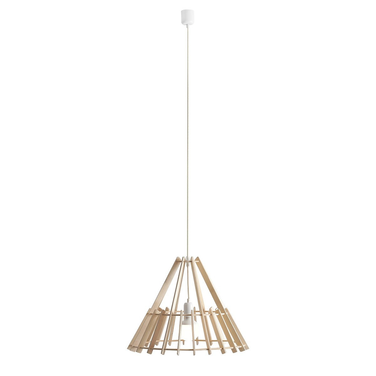 Aldex Lampa Wisząca Ferb - Metal / drewno - Naturalny 993G