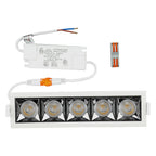 20W Oprawa wpuszczana reflektor LED / Chip SAMSUNG / Barwa:4000K / Kąt 38'