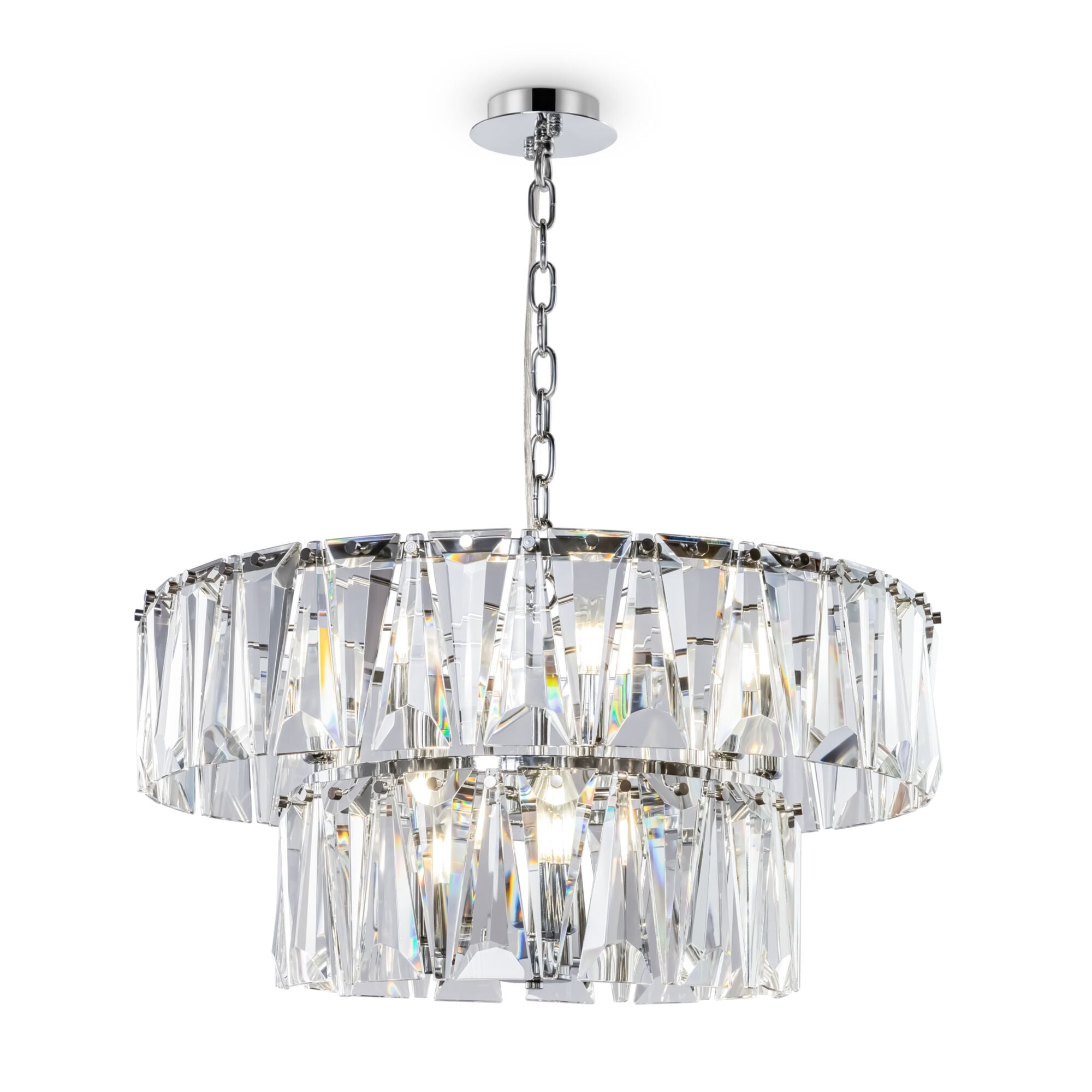 Maytoni Lampa wisząca Puntes - Metal - Chrom MOD043PL-12CH