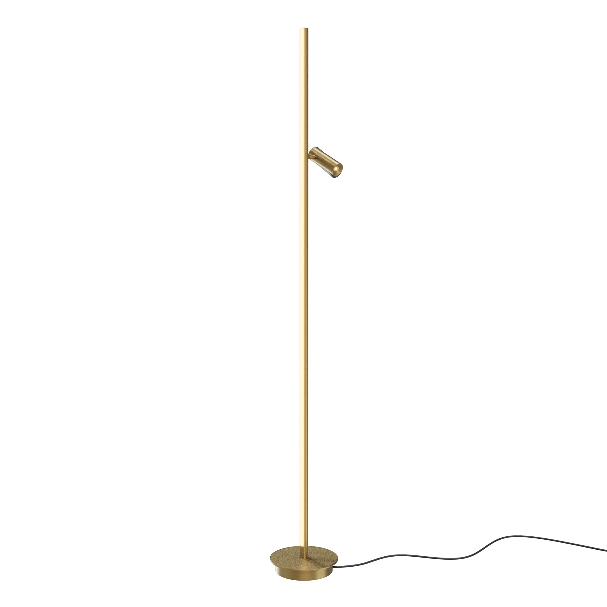 Maytoni Lampa podłogowa Thin - Aluminium - Mosiądz MOD395FL-L28BS3K