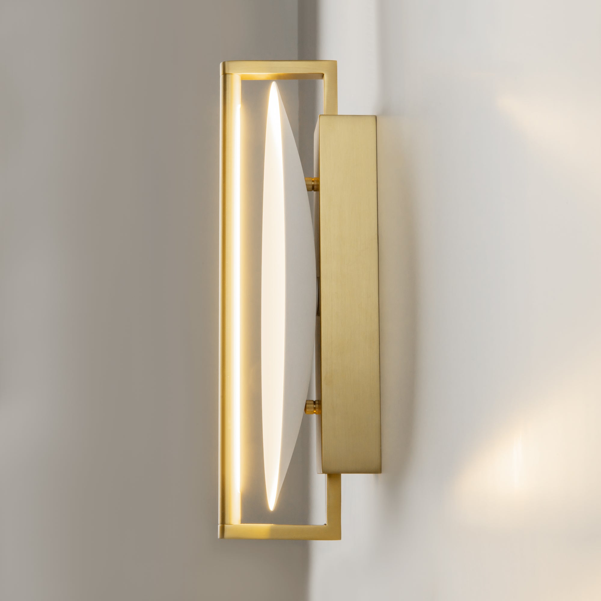 Maytoni Kinkiet Mira - Aluminium - Złoty MOD279WL-L14G3K