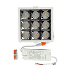 36W Oprawa wpuszczana reflektor LED / Chip SAMSUNG / Barwa:5700K / Kąt 38'