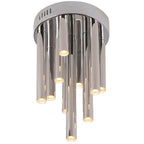 Maxlight Plafon Organic 20cm - Metal + akryl - Chrom C0117D