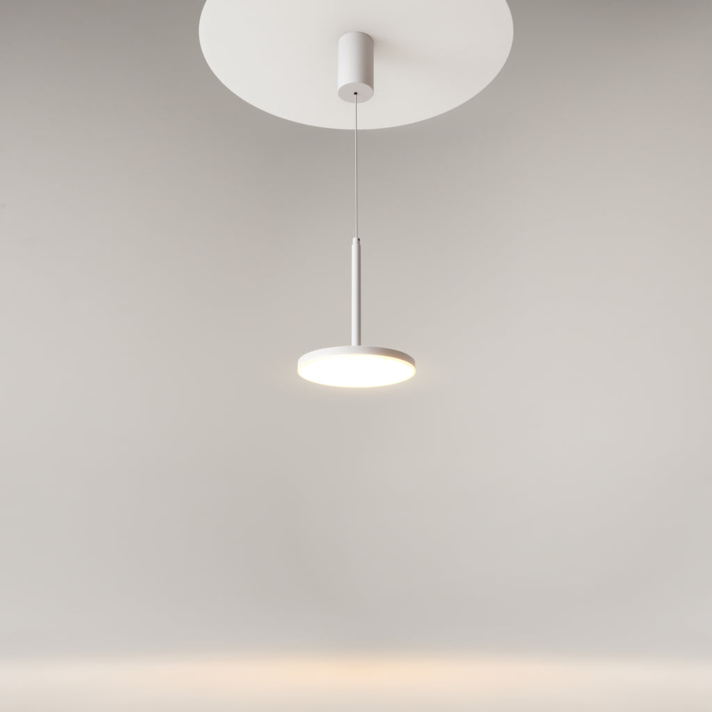 Maytoni Lampa wisząca Plato - Aluminium - Biały P076PL-L12W3K-W