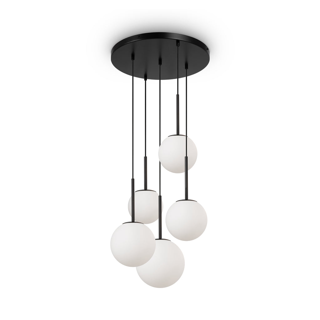 Maytoni Lampa wisząca Basic form - Metal - Czarny MOD321PL-05B