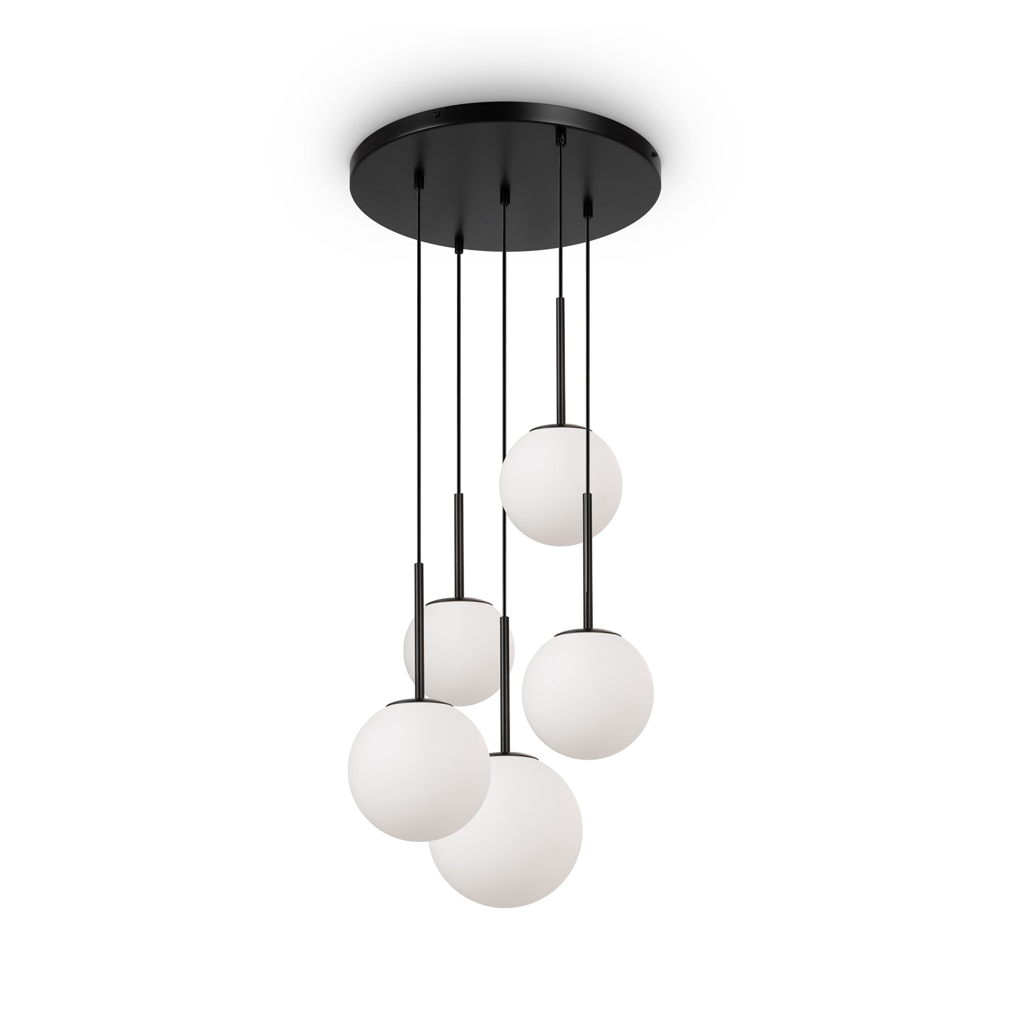 Maytoni Lampa wisząca Basic form - Metal - Czarny MOD321PL-05B