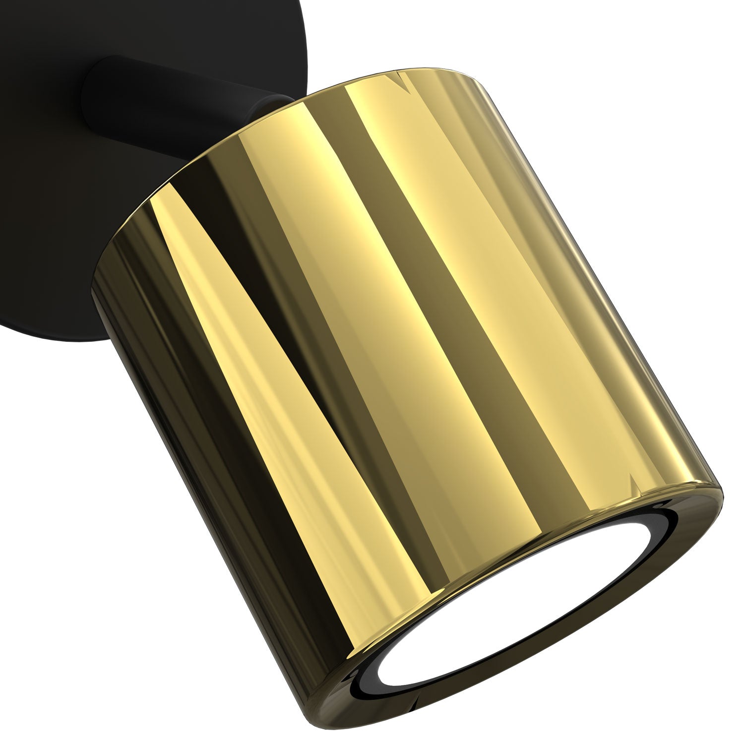 spot Demia black/brass 1xGU10