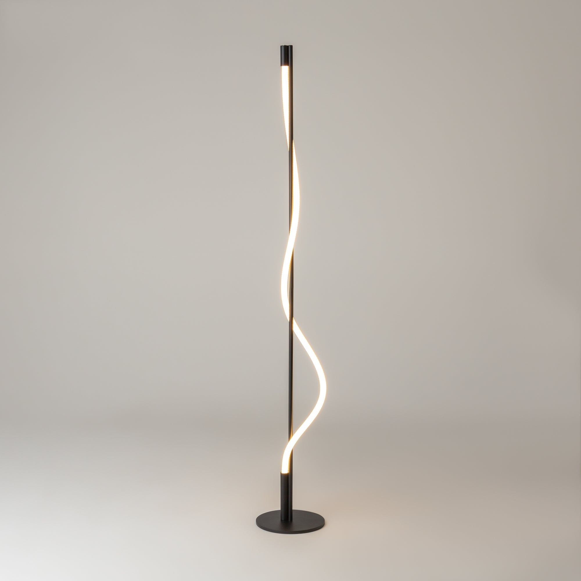 Maytoni Lampa podłogowa Tau - Aluminium - Czarny MOD166FL-L15B3K