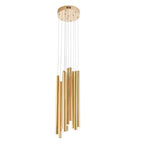 Maxlight Lampa wisząca Organic - Stal nierdzewna + akryl - Złoty P0265D