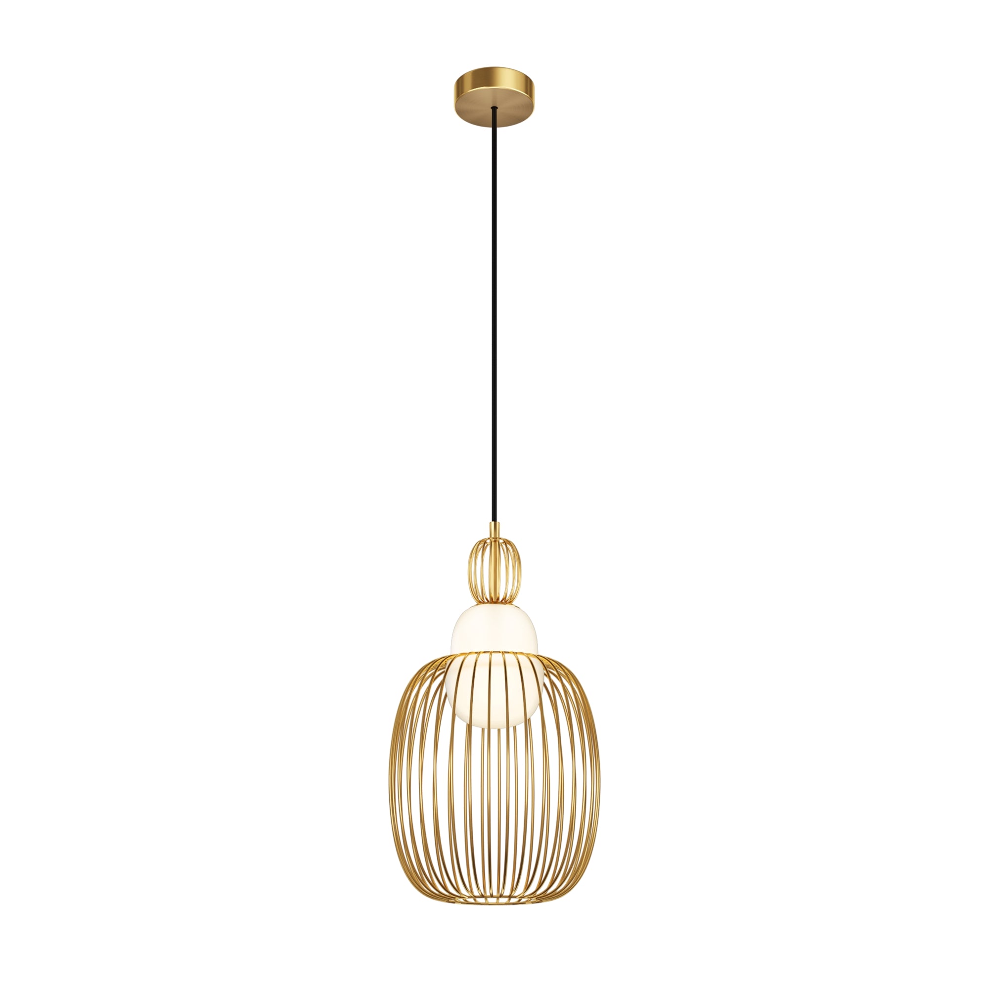 Maytoni Lampa wisząca Levitation - Metal - Mosiądz MOD376PL-01G1