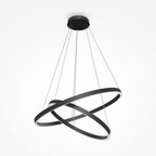 Maytoni Lampa wisząca Rim - Aluminium - Czarny MOD058PL-L74B4K