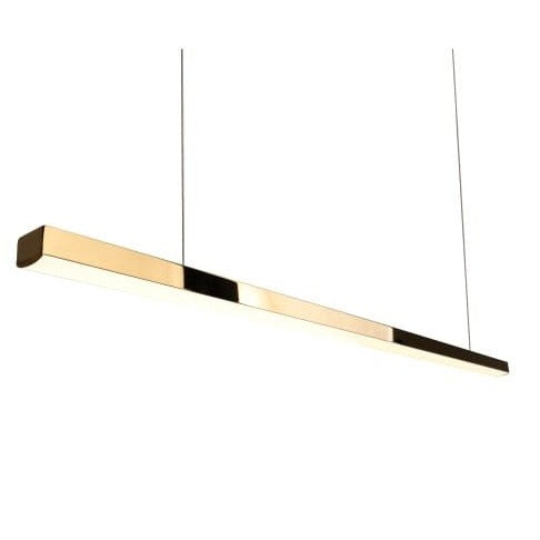 Maxlight Lampa wisząca Trio I - Stal nierdzewna + akryl - Złoty P0425D