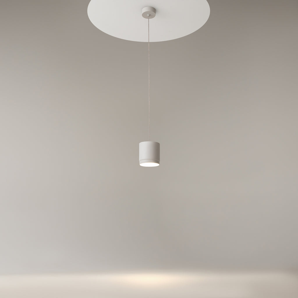 Maytoni Lampa wisząca Polar - Aluminium + tworzywo sztuczne - Biały P088PL-GX53-W