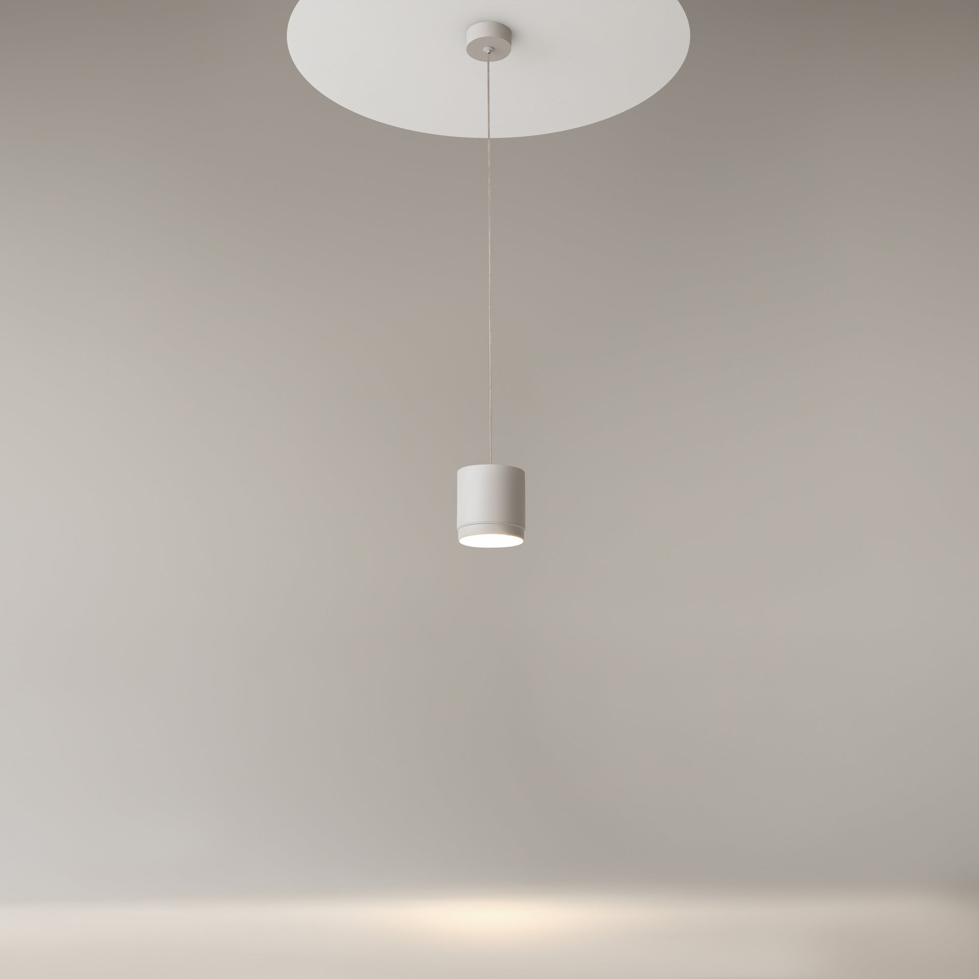 Maytoni Lampa wisząca Polar - Aluminium + tworzywo sztuczne - Biały P088PL-GX53-W