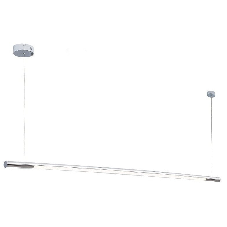 Maxlight Lampa wisząca Organic Horizon 150cm - Stal nierdzewna + akryl - Chrom P0359D