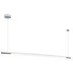 Maxlight Lampa wisząca Organic Horizon 150cm - Stal nierdzewna + akryl - Chrom P0359D