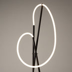 Maytoni Lampa podłogowa Crochet - Aluminium - Czarny MOD369FL-L36B3K