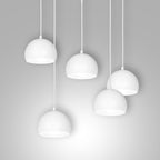 żyrandol Sool (metal shade dia 150 mm) white 5xE27