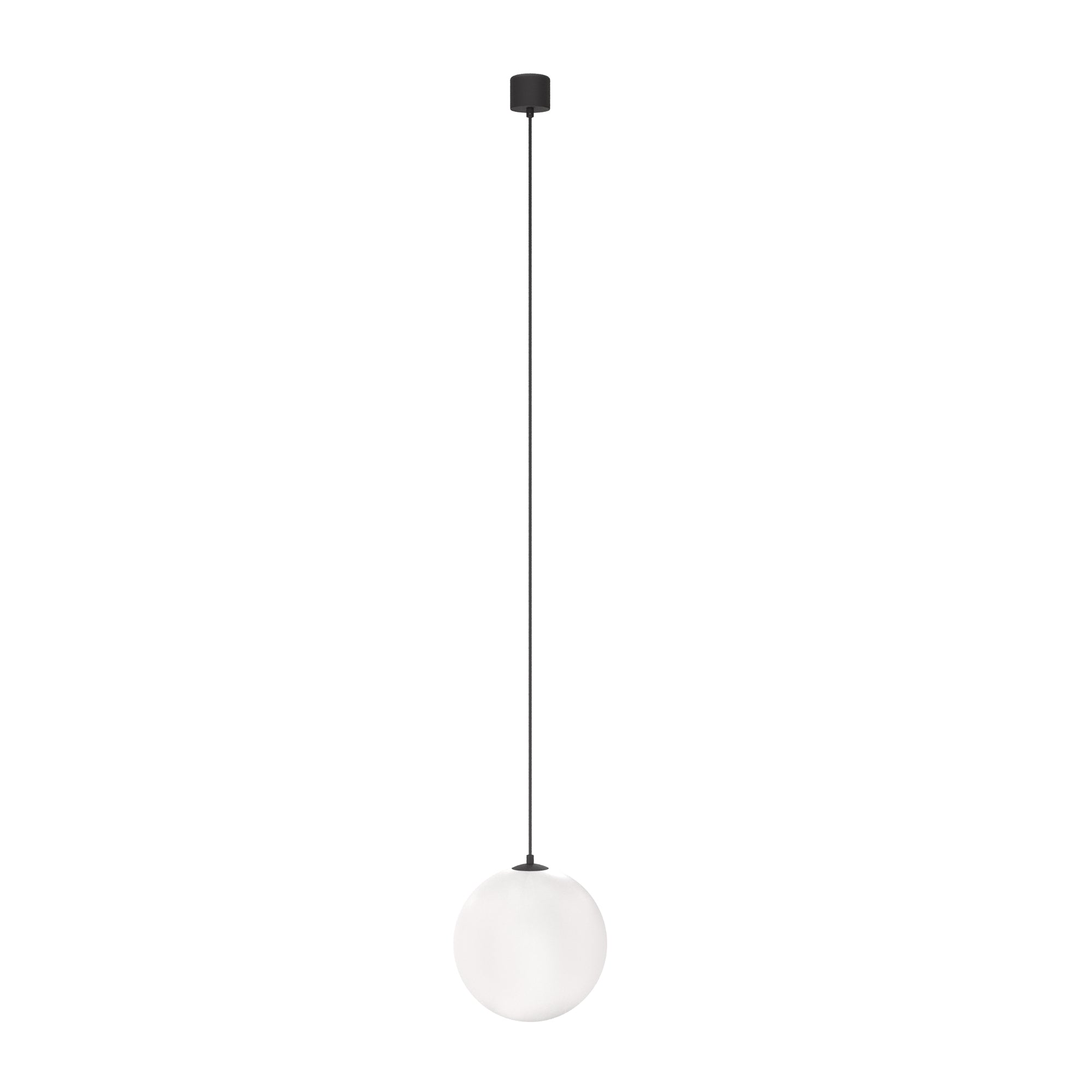 Maytoni Lampa wisząca Luna - Aluminium + tworzywo sztuczne - Czarny P039PL-5W4K-20-B