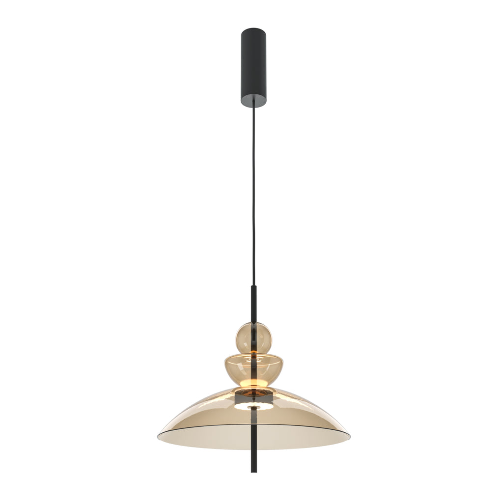 Maytoni Lampa wisząca Bangkok - Metal - Czarny MOD185PL-L12CG3K3