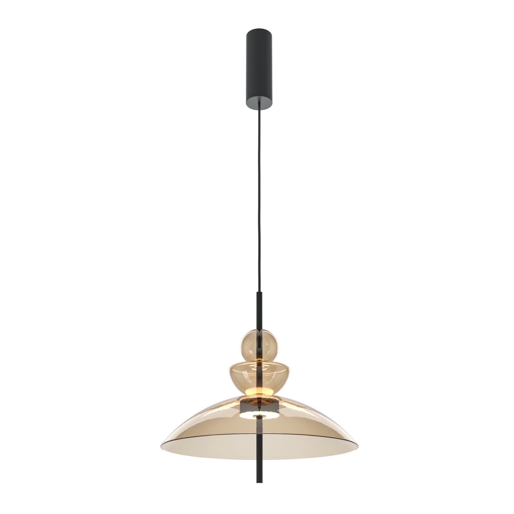 Maytoni Lampa wisząca Bangkok - Metal - Czarny MOD185PL-L12CG3K3