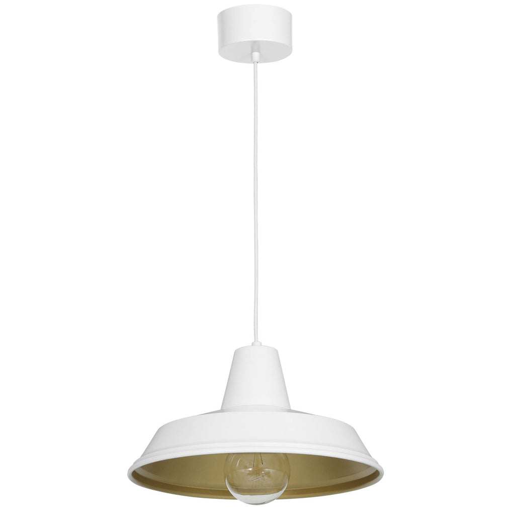 żyrandol Class white/gold 1xE27