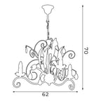 żyrandol Luce 3xE14