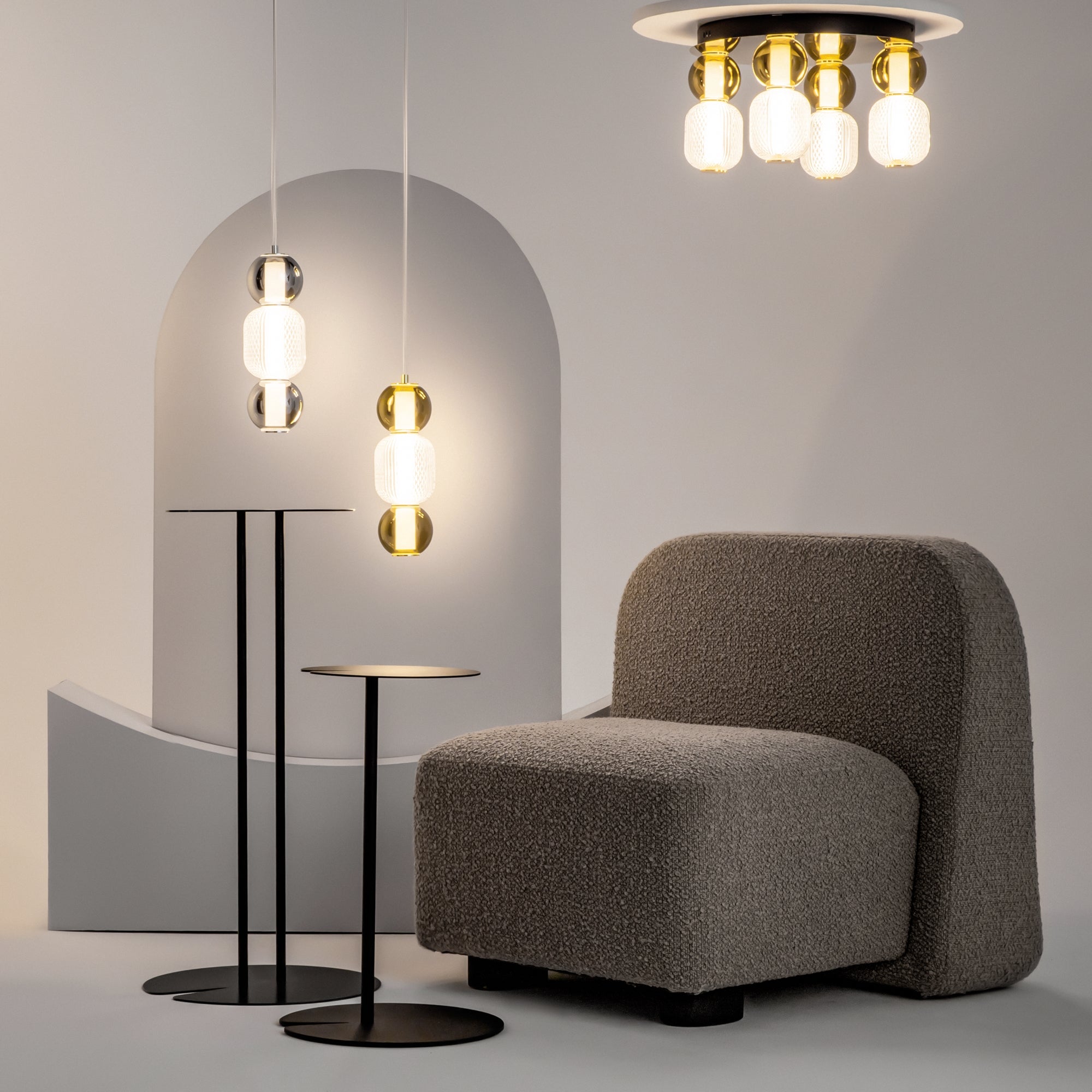 Maytoni Lampa wisząca Drop - Metal - Chrom MOD273PL-L16CH3K