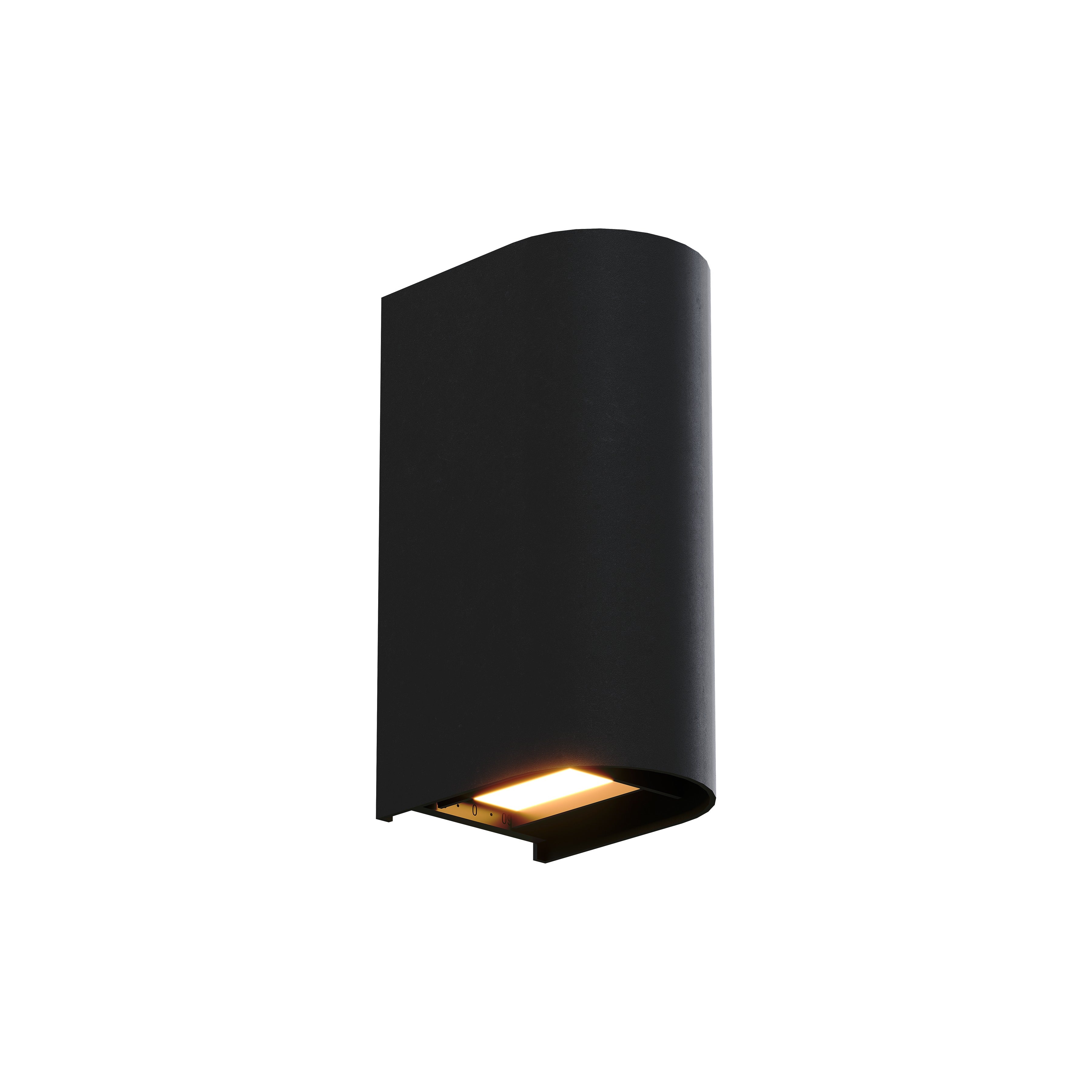 Maxlight Kinkiet Badia - Aluminium - Czarny W0469