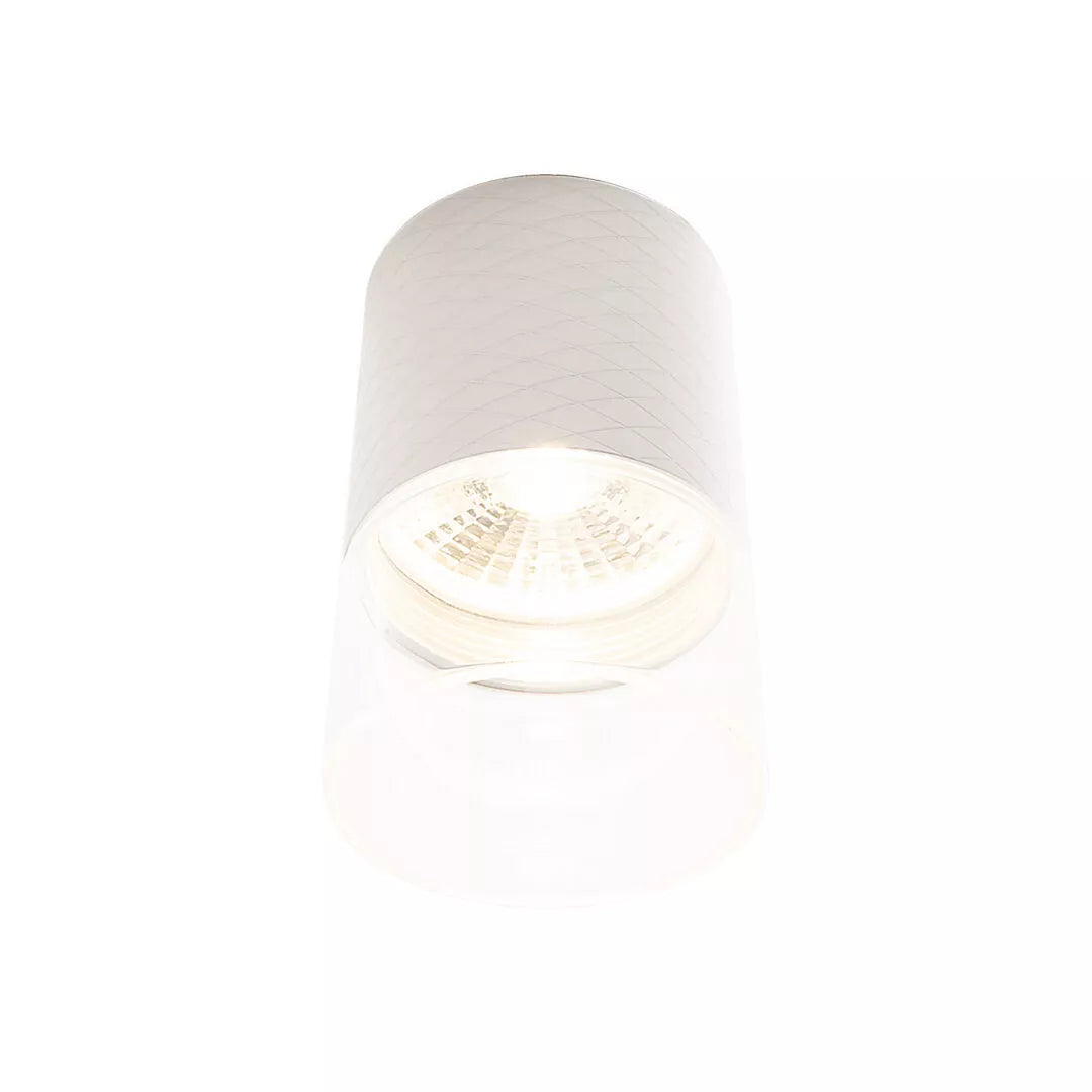 Maxlight Oprawa natynkowa Fusion - Metal + szkło - Biały C0276