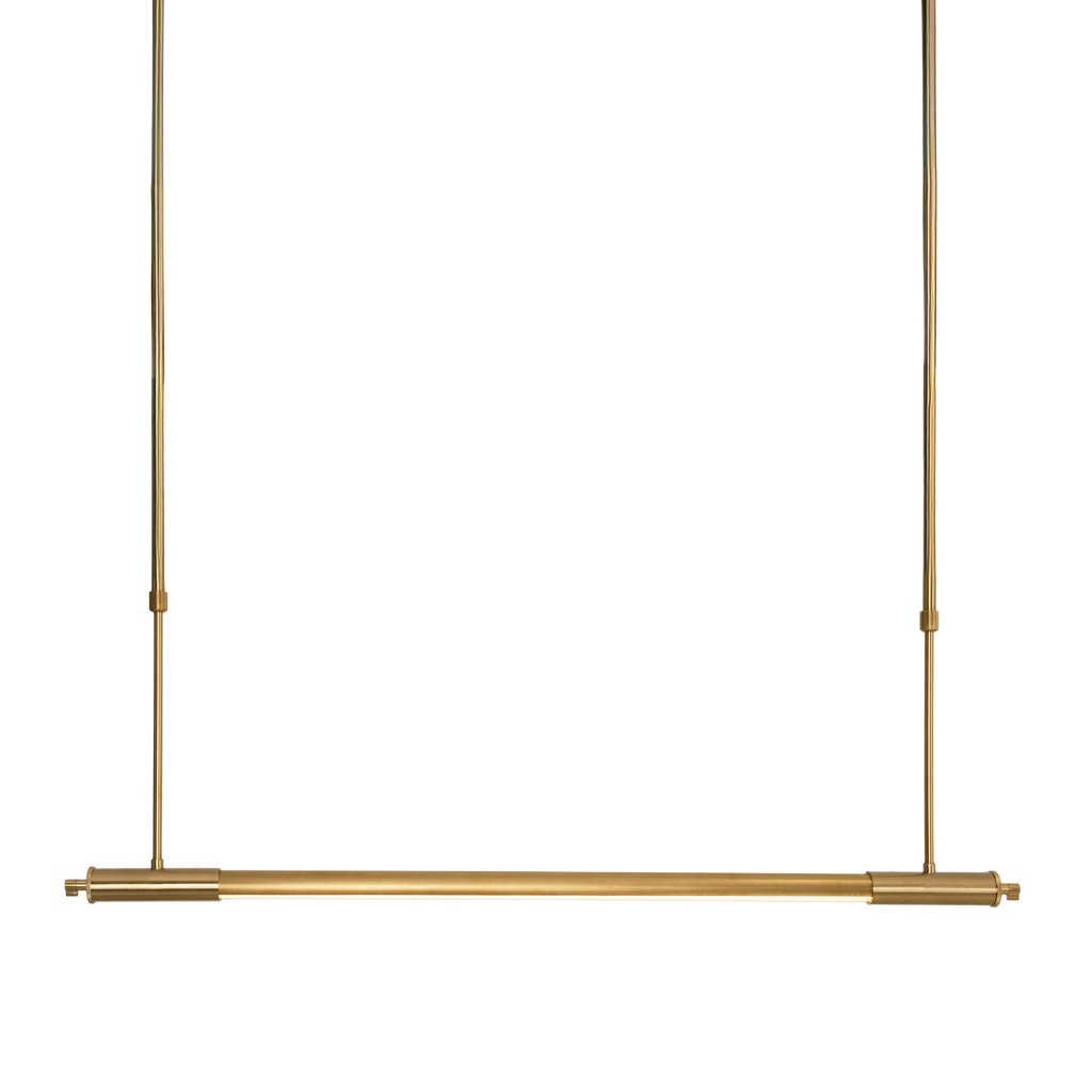 Maxlight Lampa wisząca Flusore - Aluminium + silikon - Złoty szczotkowany P0660D