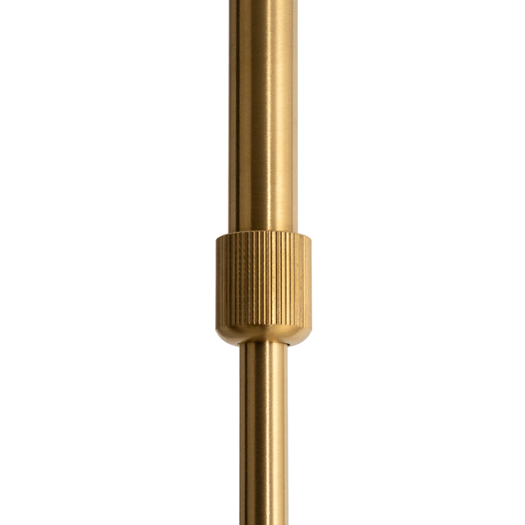Maxlight Lampa wisząca Flusore - Aluminium + silikon - Złoty szczotkowany P0660D
