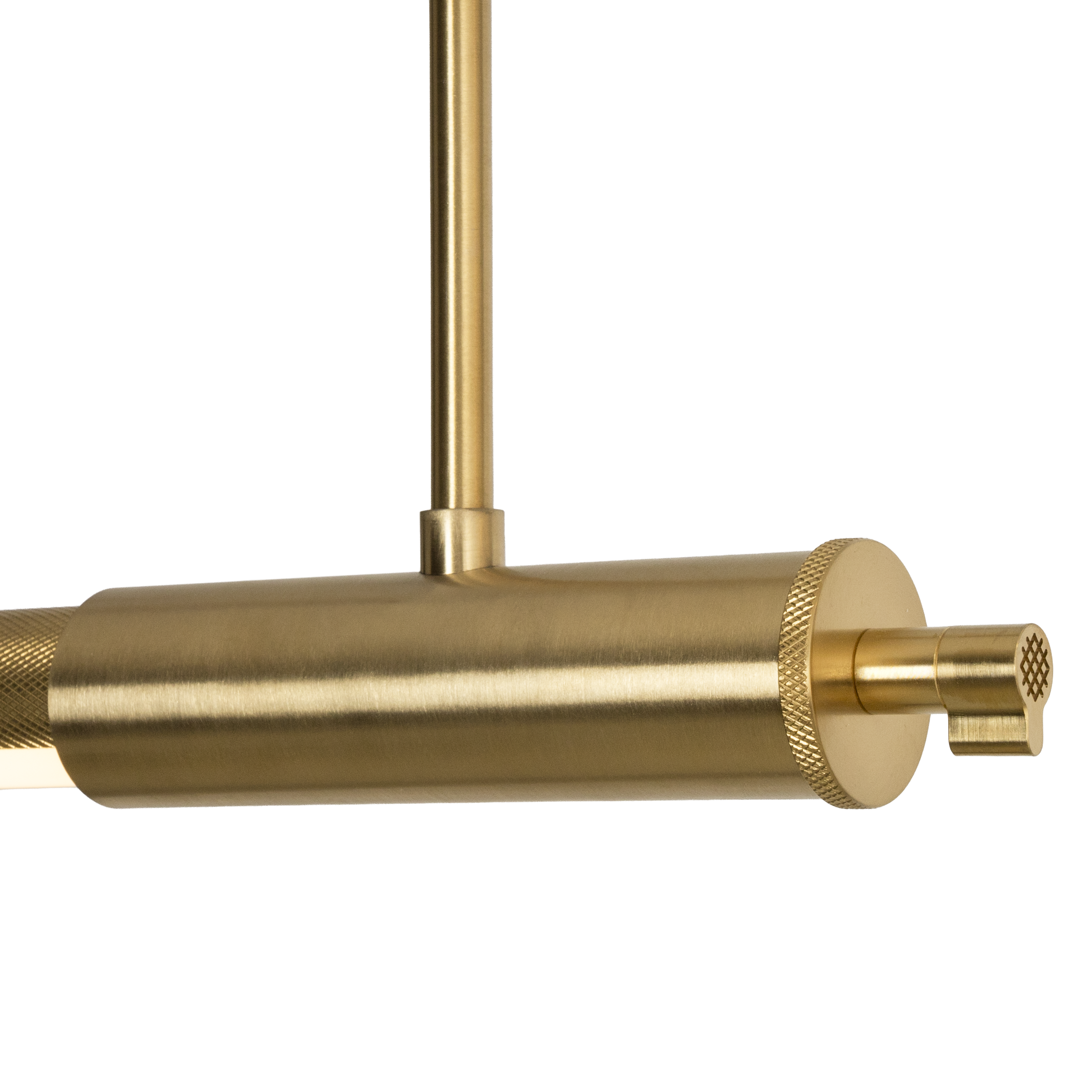 Maxlight Lampa wisząca Flusore - Aluminium + silikon - Złoty szczotkowany P0660D