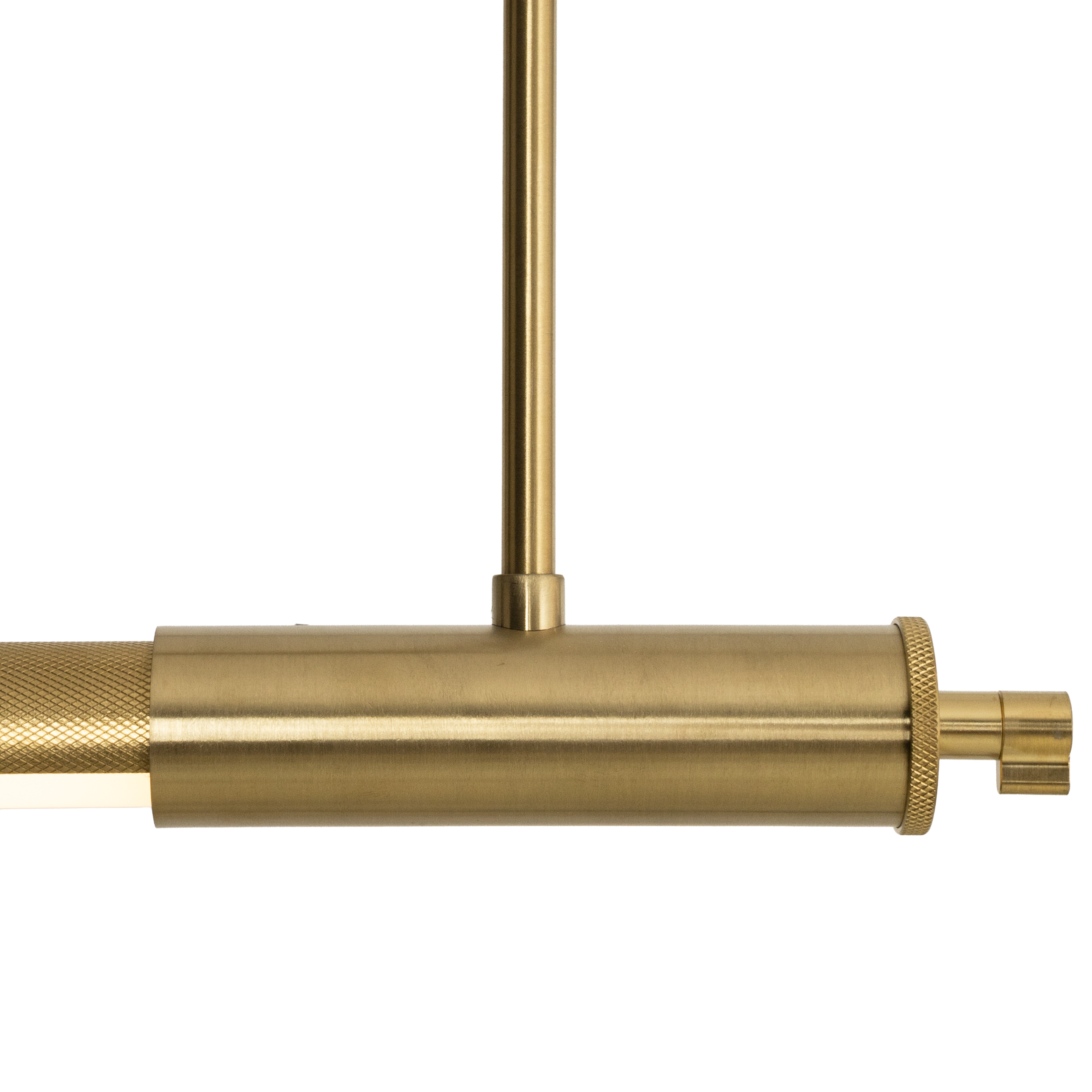 Maxlight Lampa wisząca Flusore - Aluminium + silikon - Złoty szczotkowany P0660D